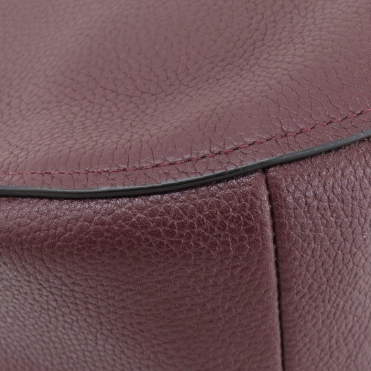 COACH Shoulder Bag 58036 leather purple one belt 2WAY Women Used Authentic