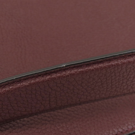 COACH Shoulder Bag 58036 leather purple one belt 2WAY Women Used Authentic