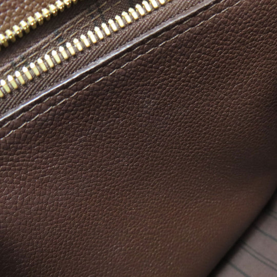LOUIS VUITTON Handbag M41047 Ann Platt Brown Montaigne MM Women Used Authentic