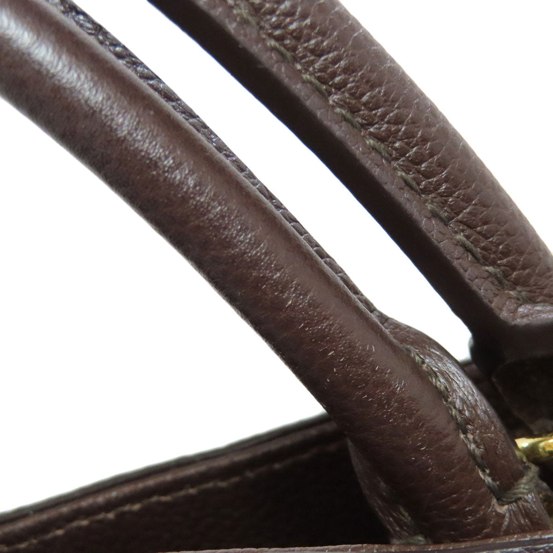 LOUIS VUITTON Handbag M41047 Ann Platt Brown Montaigne MM Women Used Authentic