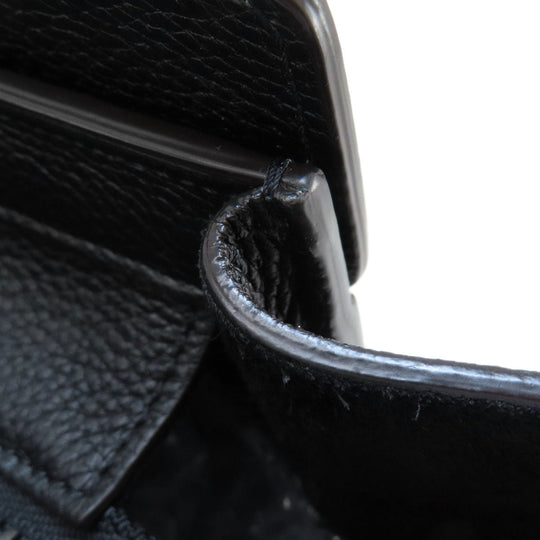 CELINE Handbag Calfskin black Luggage micro Women Used Authentic