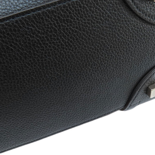 CELINE Handbag Calfskin black Luggage micro Women Used Authentic