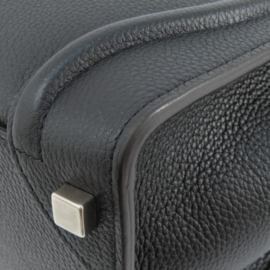 CELINE Handbag Calfskin black Luggage micro Women Used Authentic