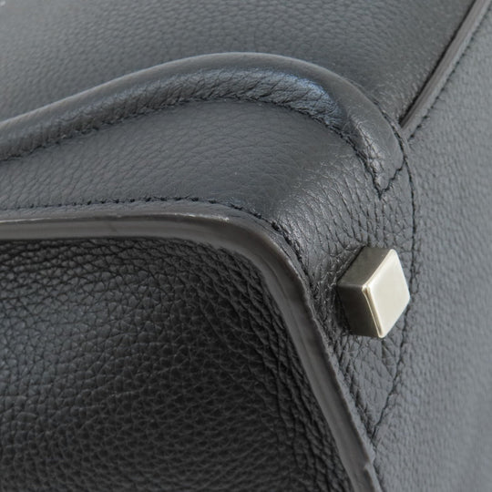 CELINE Handbag Calfskin black Luggage micro Women Used Authentic