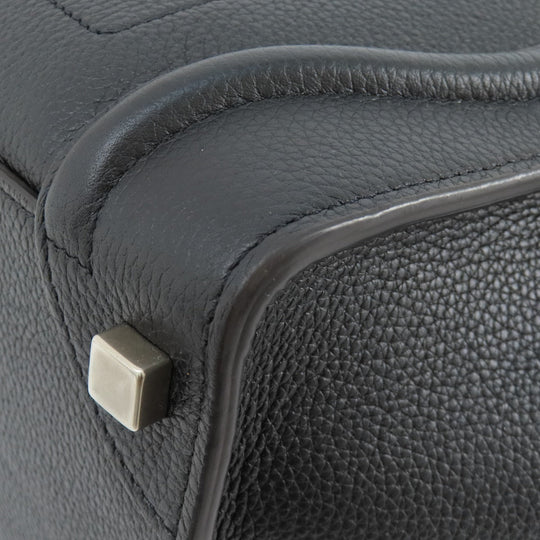 CELINE Handbag Calfskin black Luggage micro Women Used Authentic
