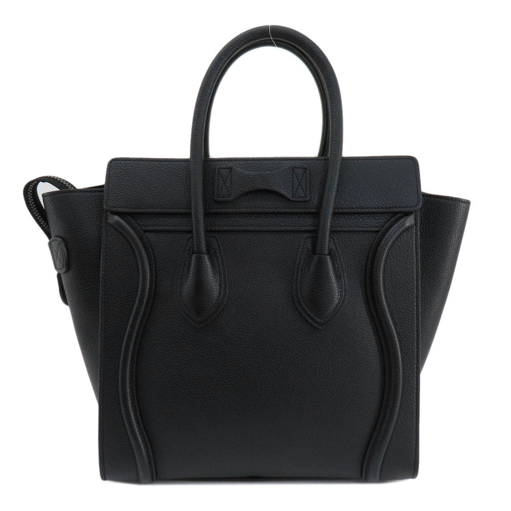 CELINE Handbag Calfskin black Luggage micro Women Used Authentic