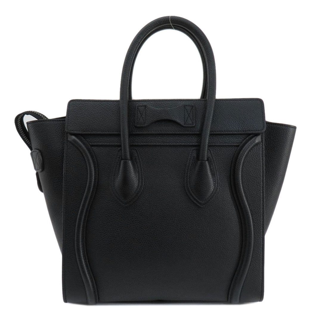 CELINE Handbag Calfskin black Luggage micro Women Used Authentic