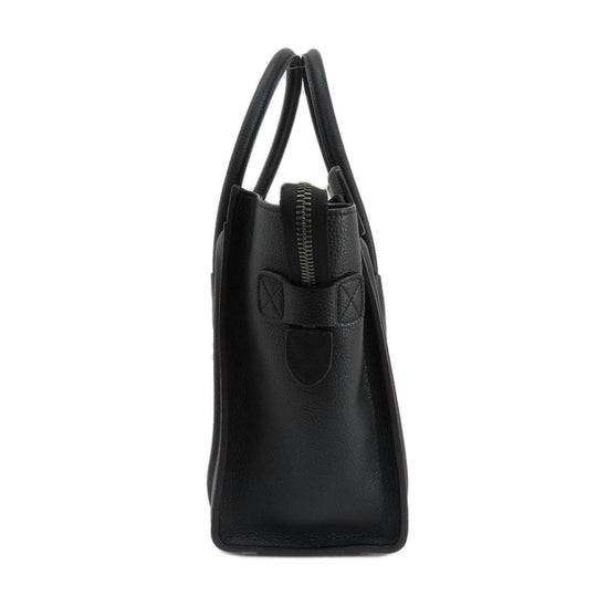 CELINE Handbag Calfskin black Luggage micro Women Used Authentic