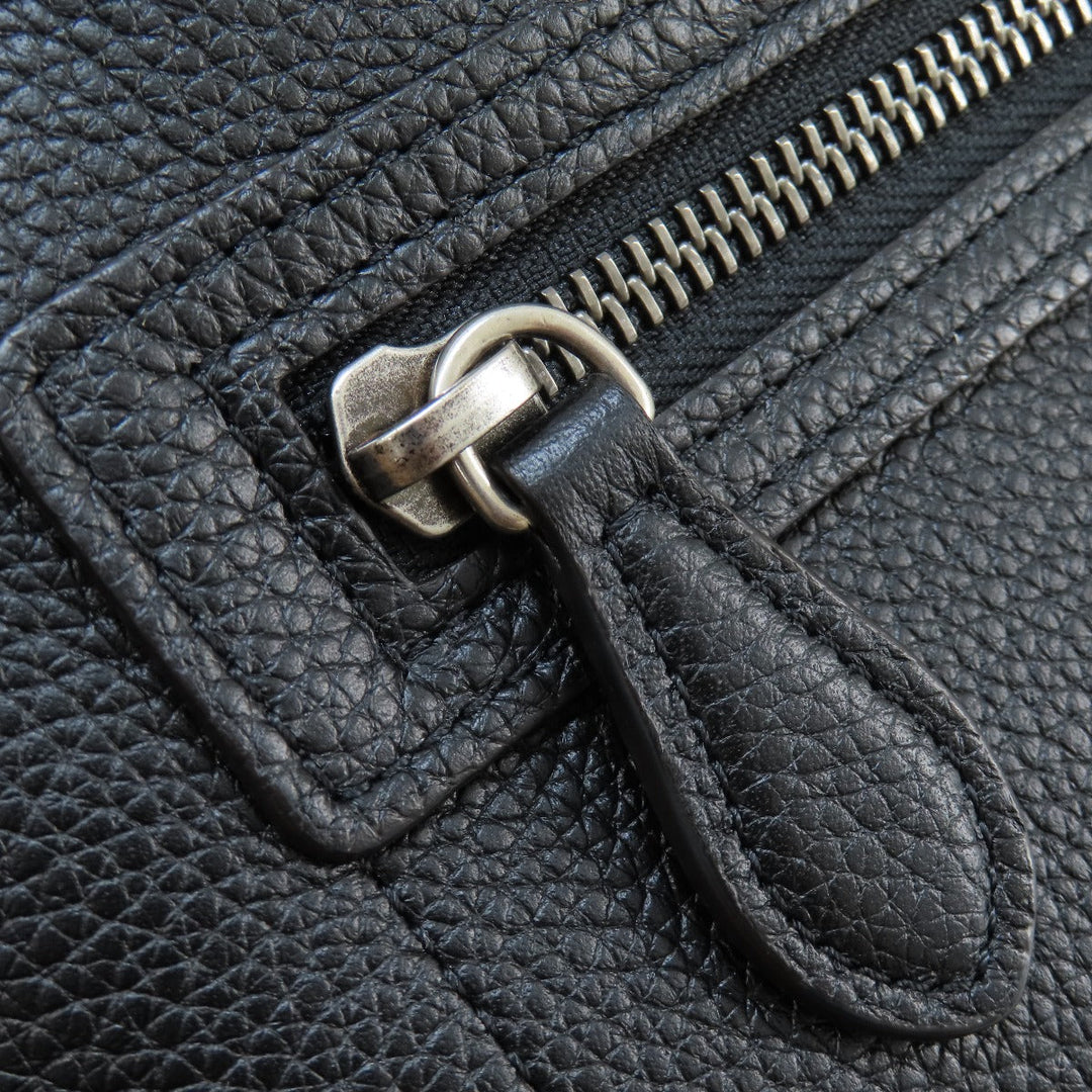 CELINE Handbag Calfskin black Luggage micro Women Used Authentic