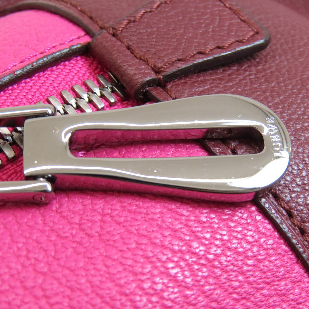 LOEWE Handbag Calfskin pink Amazonas Women Used Authentic