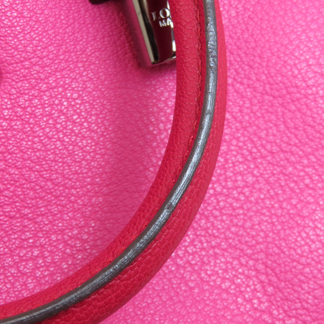 LOEWE Handbag Calfskin pink Amazonas Women Used Authentic