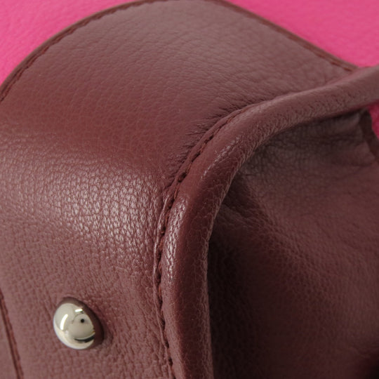 LOEWE Handbag Calfskin pink Amazonas Women Used Authentic