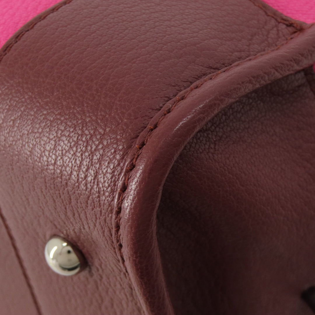 LOEWE Handbag Calfskin pink Amazonas Women Used Authentic