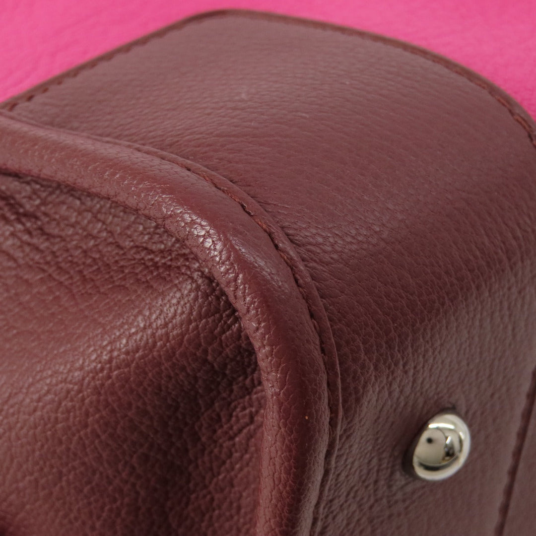 LOEWE Handbag Calfskin pink Amazonas Women Used Authentic
