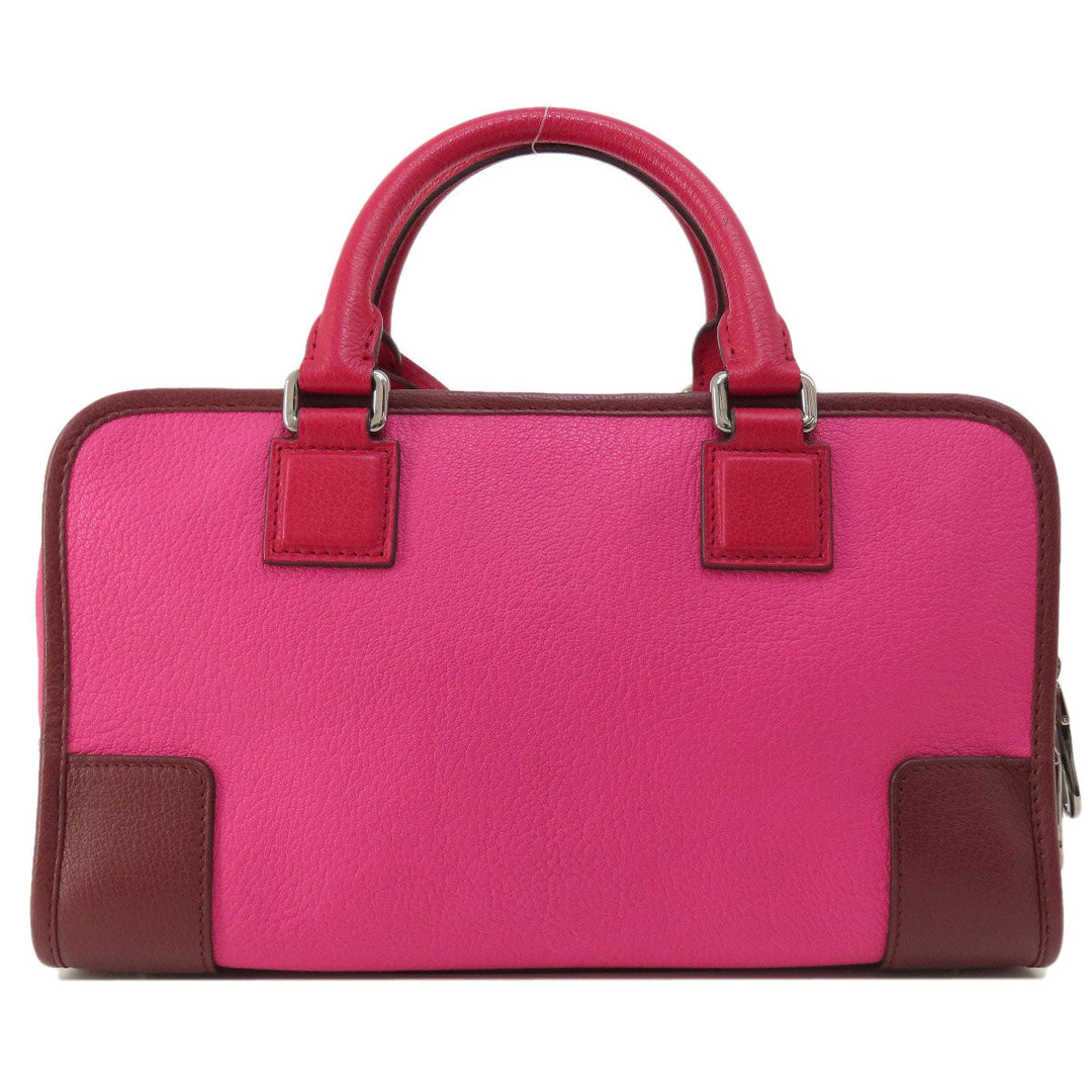 LOEWE Handbag Calfskin pink Amazonas Women Used Authentic