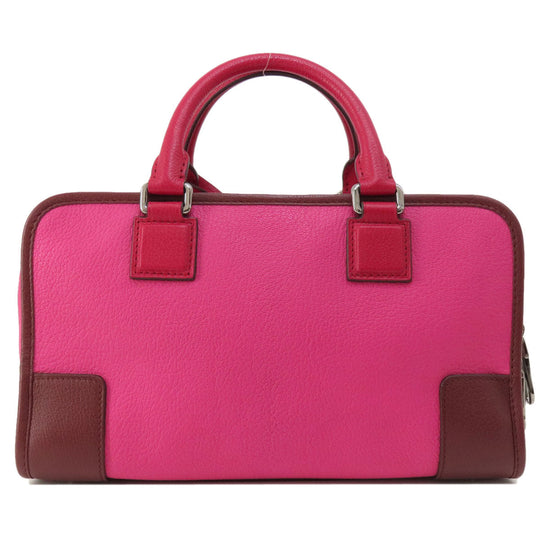 LOEWE Handbag Calfskin pink Amazonas Women Used Authentic