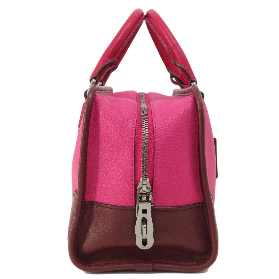 LOEWE Handbag Calfskin pink Amazonas Women Used Authentic