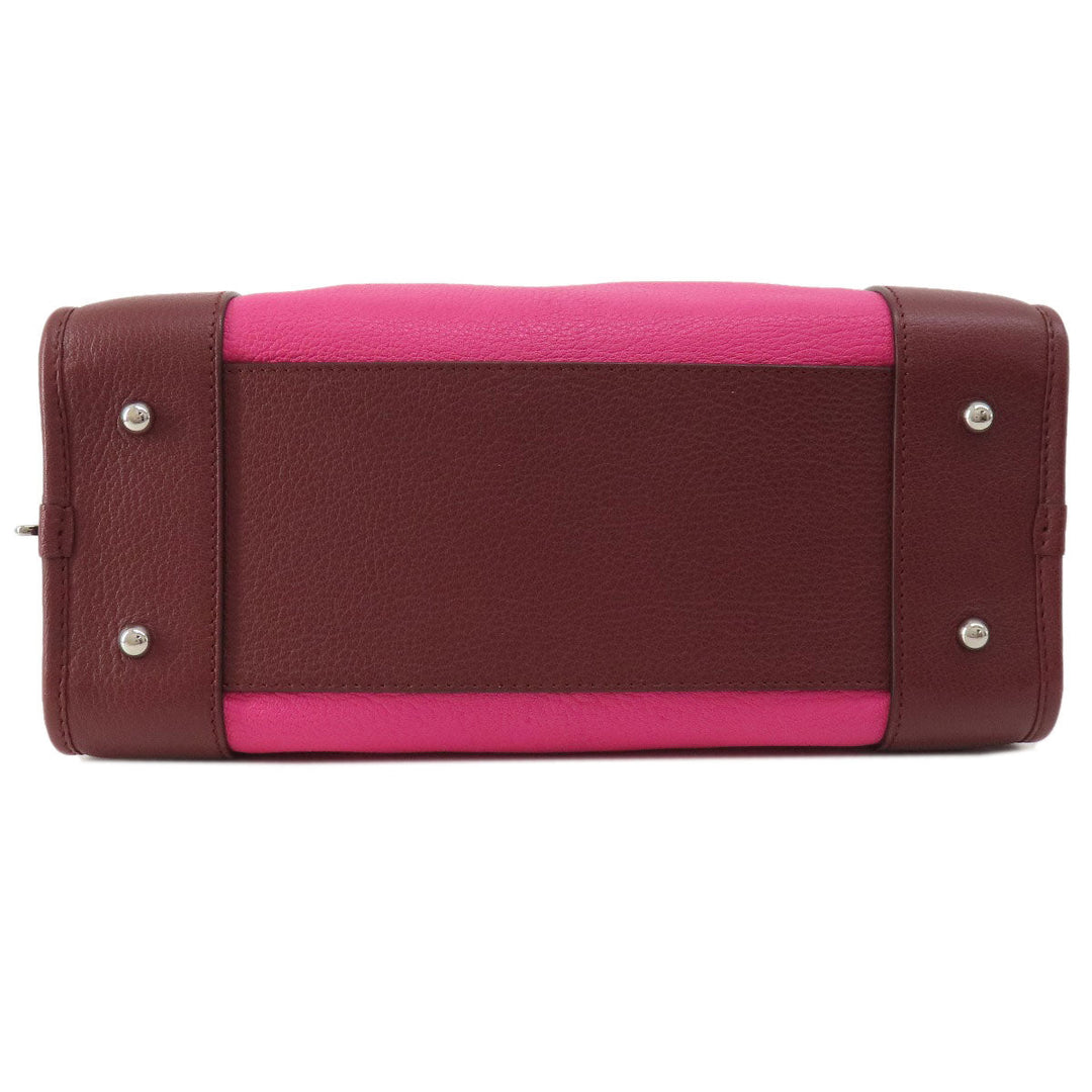 LOEWE Handbag Calfskin pink Amazonas Women Used Authentic