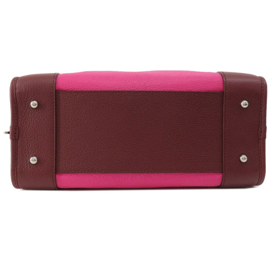 LOEWE Handbag Calfskin pink Amazonas Women Used Authentic