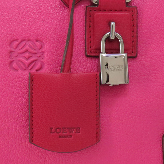 LOEWE Handbag Calfskin pink Amazonas Women Used Authentic