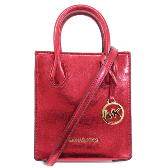 MICHAEL KORS Handbag PVC Red logo 2WAY