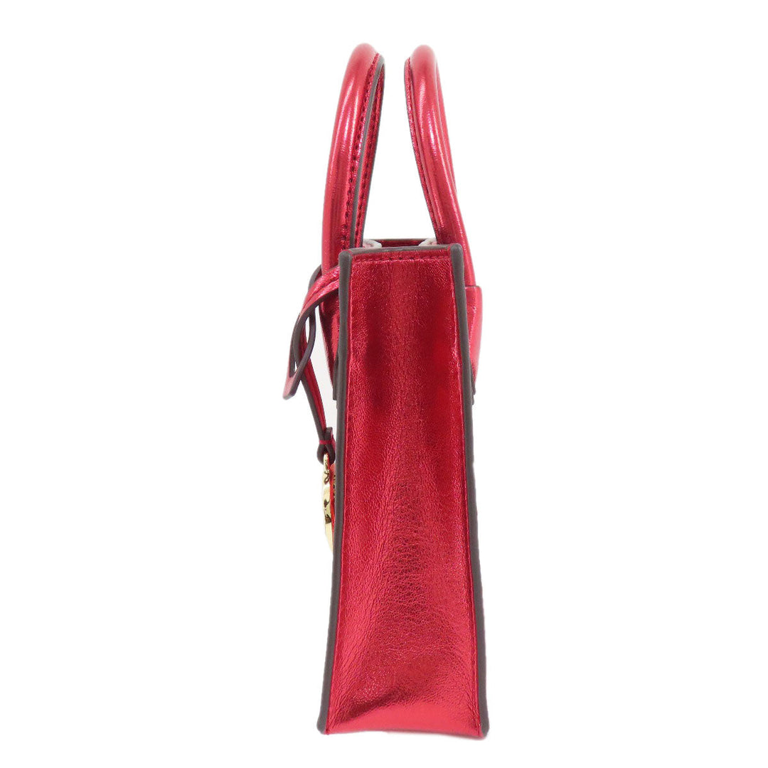 MICHAEL KORS Handbag PVC Red logo 2WAY