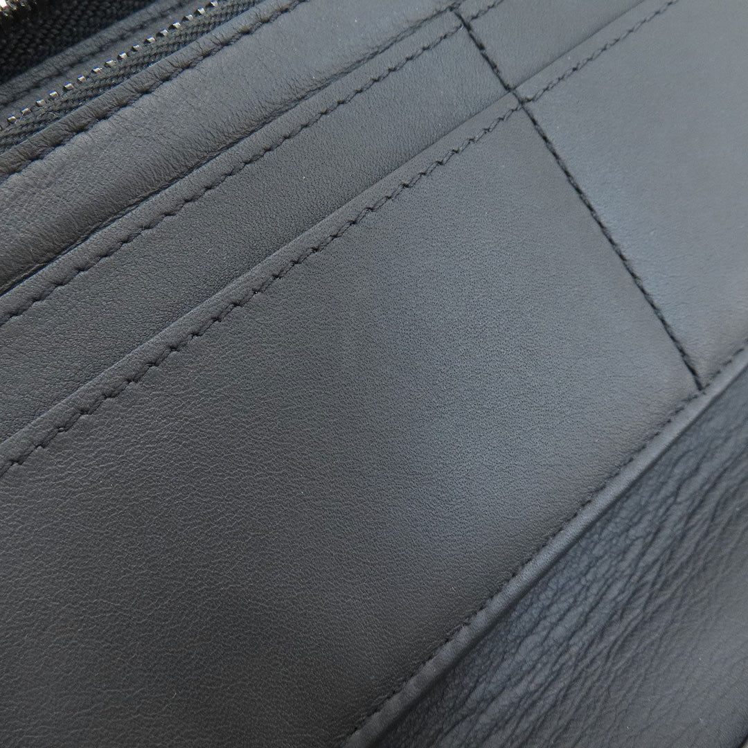 LOUIS VUITTON Long Wallet Purse M69047 Taurillon Clemence Leather black Zippy wallet  Vertical mens Used Authentic
