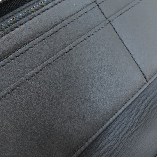 LOUIS VUITTON Long Wallet Purse M69047 Taurillon Clemence Leather black Zippy wallet  Vertical mens Used Authentic