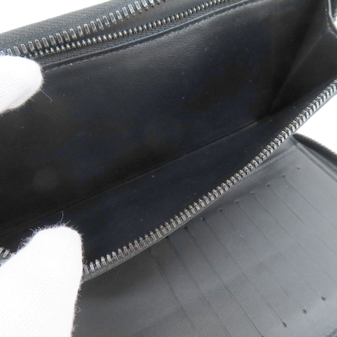 LOUIS VUITTON Long Wallet Purse M69047 Taurillon Clemence Leather black Zippy wallet  Vertical mens Used Authentic