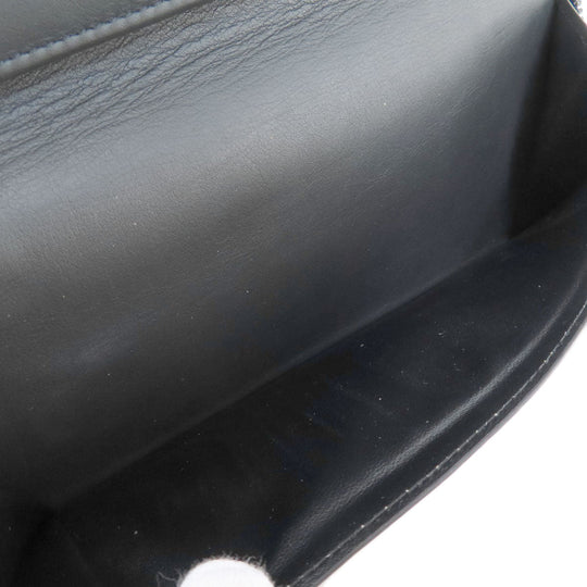 LOUIS VUITTON Long Wallet Purse M69047 Taurillon Clemence Leather black Zippy wallet  Vertical mens Used Authentic