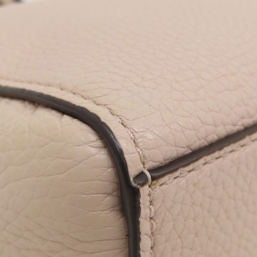 MICHAEL KORS Handbag leather pink 2WAY Women Used Authentic