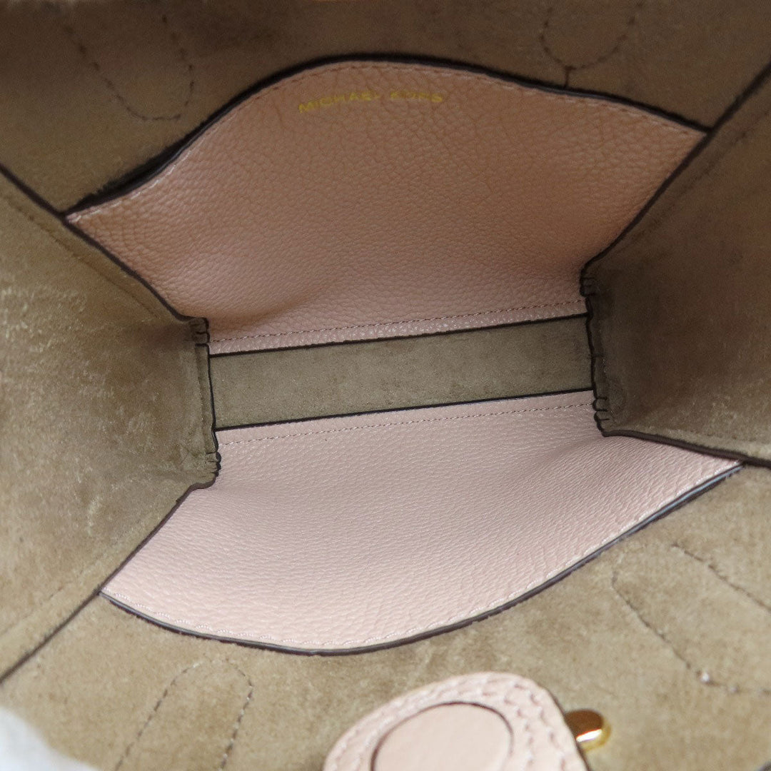 MICHAEL KORS Handbag leather pink 2WAY Women Used Authentic