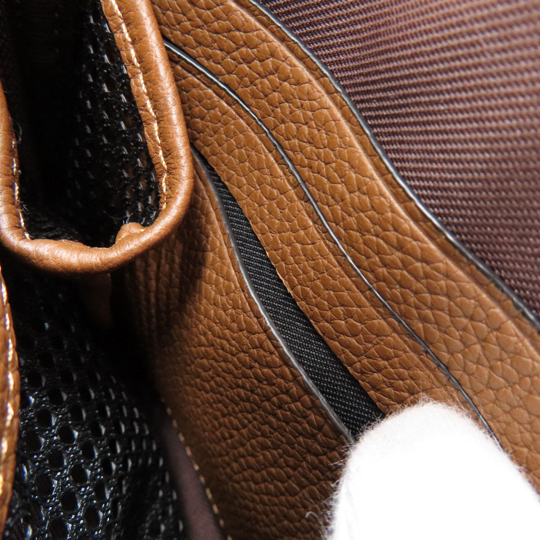 COACH Shoulder Bag C6293 leather Brown logo