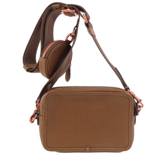 COACH Shoulder Bag C6293 leather Brown logo