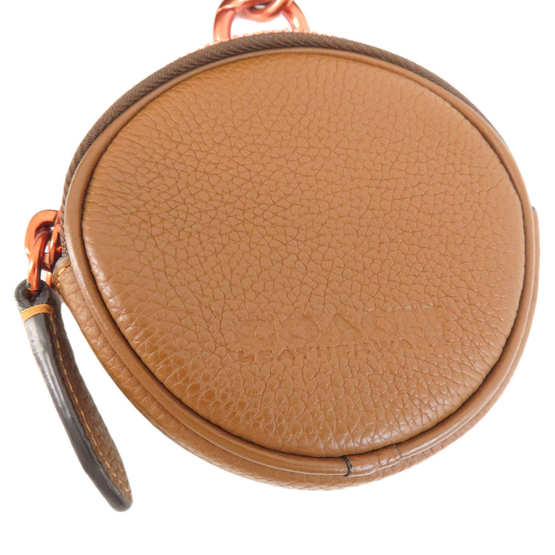 COACH Shoulder Bag C6293 leather Brown logo