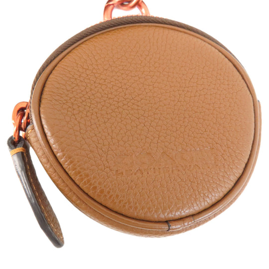 COACH Shoulder Bag C6293 leather Brown logo