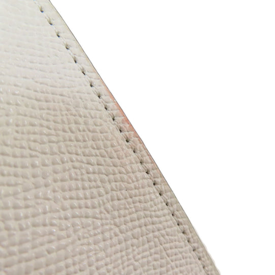COACH Backpack 76624 leather white logo Women Used Authentic
