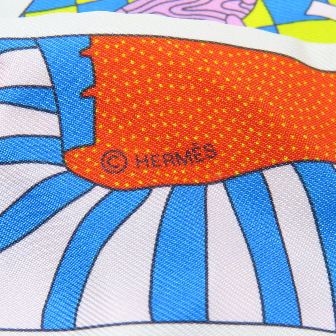 HERMES scarf silk multicolor Twilly Women Used Authentic