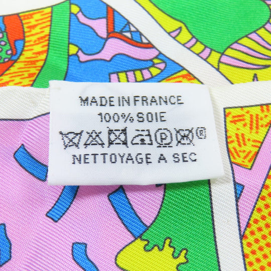 HERMES scarf silk multicolor Twilly Women Used Authentic