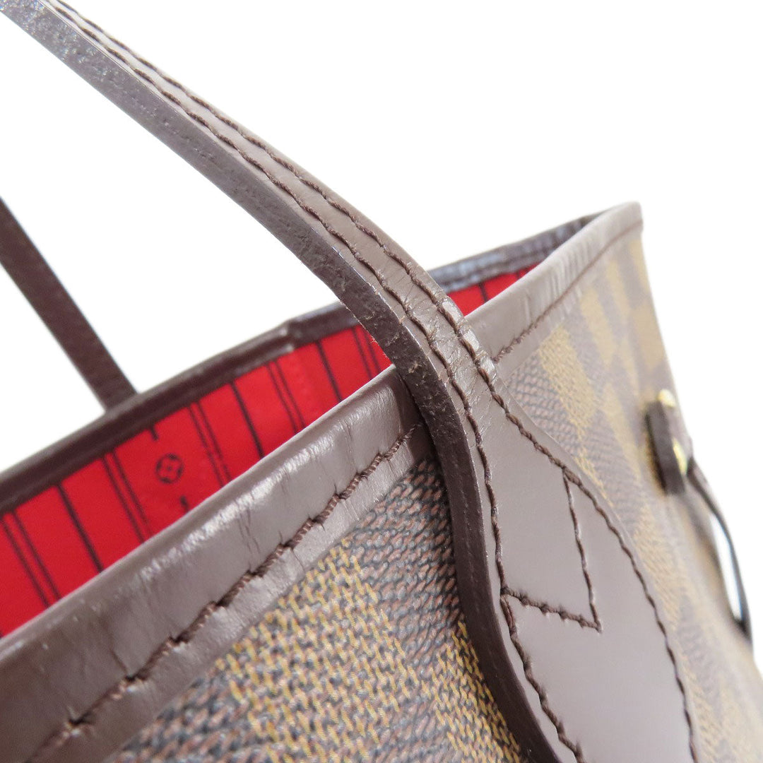 LOUIS VUITTON Tote Bag N51105 Damier canvas Brown Neverfull MM