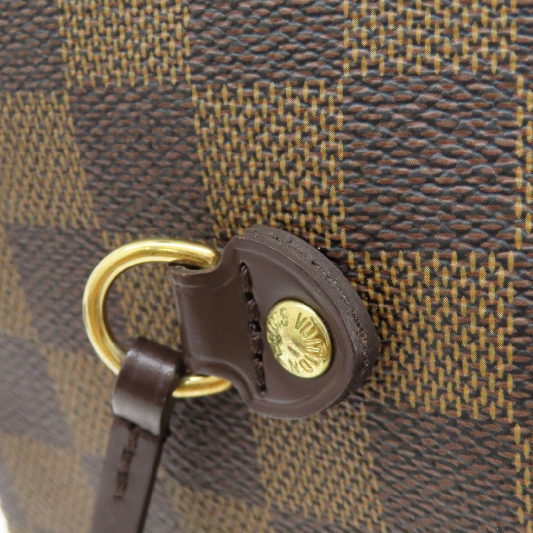 LOUIS VUITTON Tote Bag N51105 Damier canvas Brown Neverfull MM