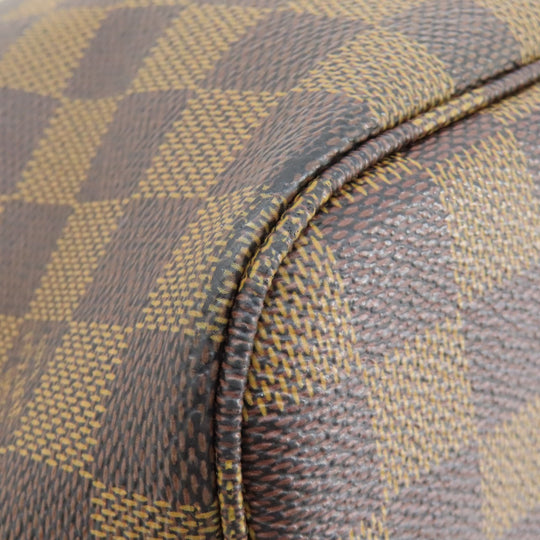LOUIS VUITTON Tote Bag N51105 Damier canvas Brown Neverfull MM