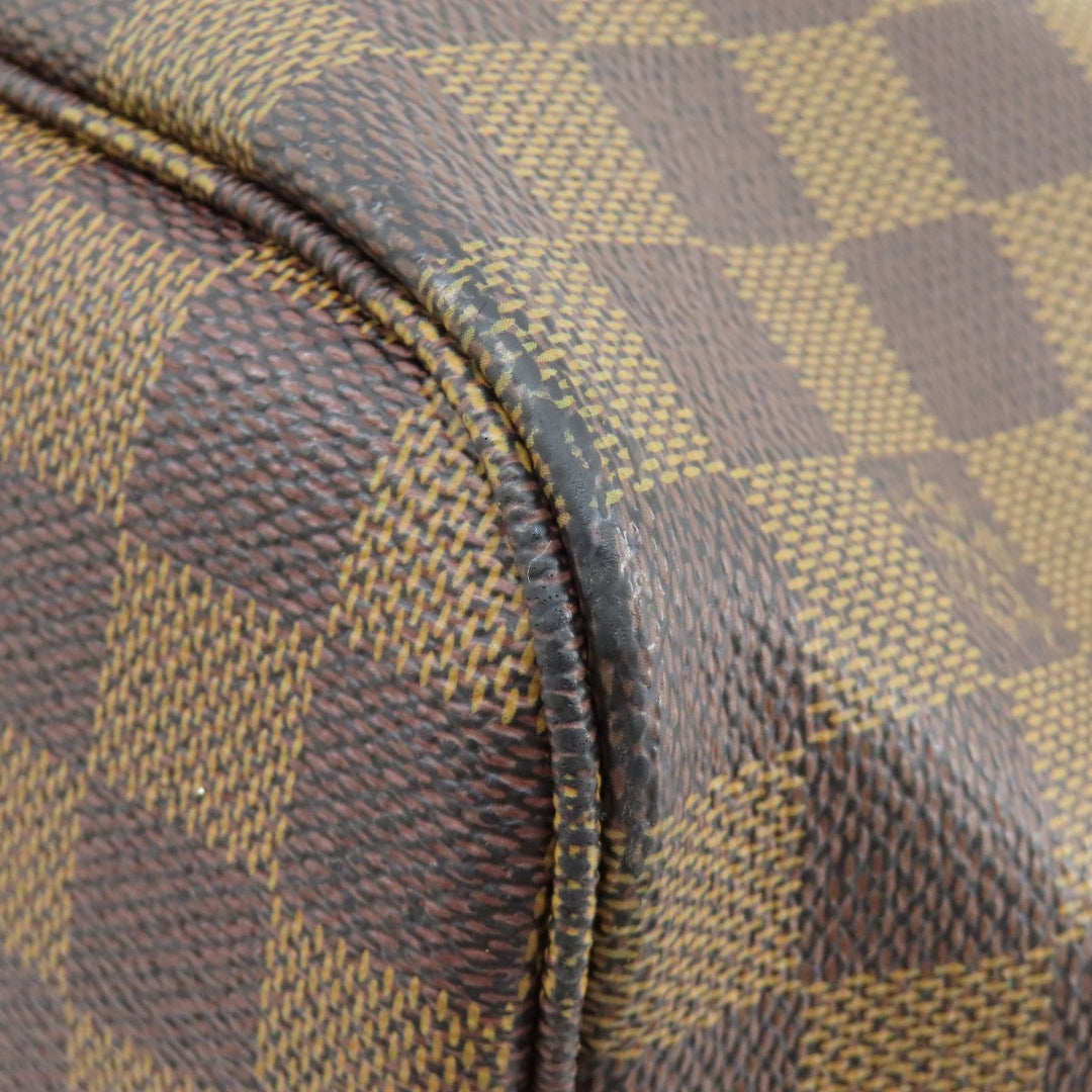 LOUIS VUITTON Tote Bag N51105 Damier canvas Brown Neverfull MM