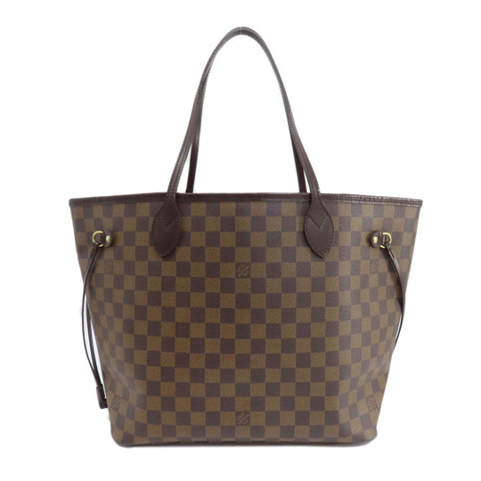 LOUIS VUITTON Tote Bag N51105 Damier canvas Brown Neverfull MM