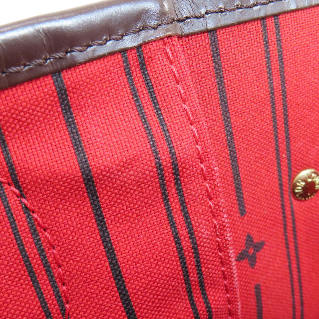 LOUIS VUITTON Tote Bag N51105 Damier canvas Brown Neverfull MM