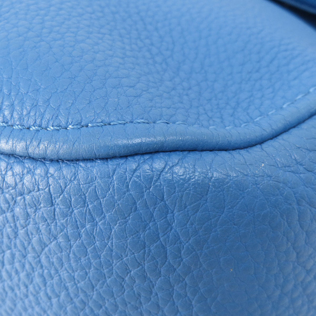 MICHAEL KORS Handbag leather blue 2WAY Women Used Authentic