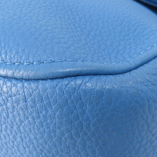 MICHAEL KORS Handbag leather blue 2WAY Women Used Authentic