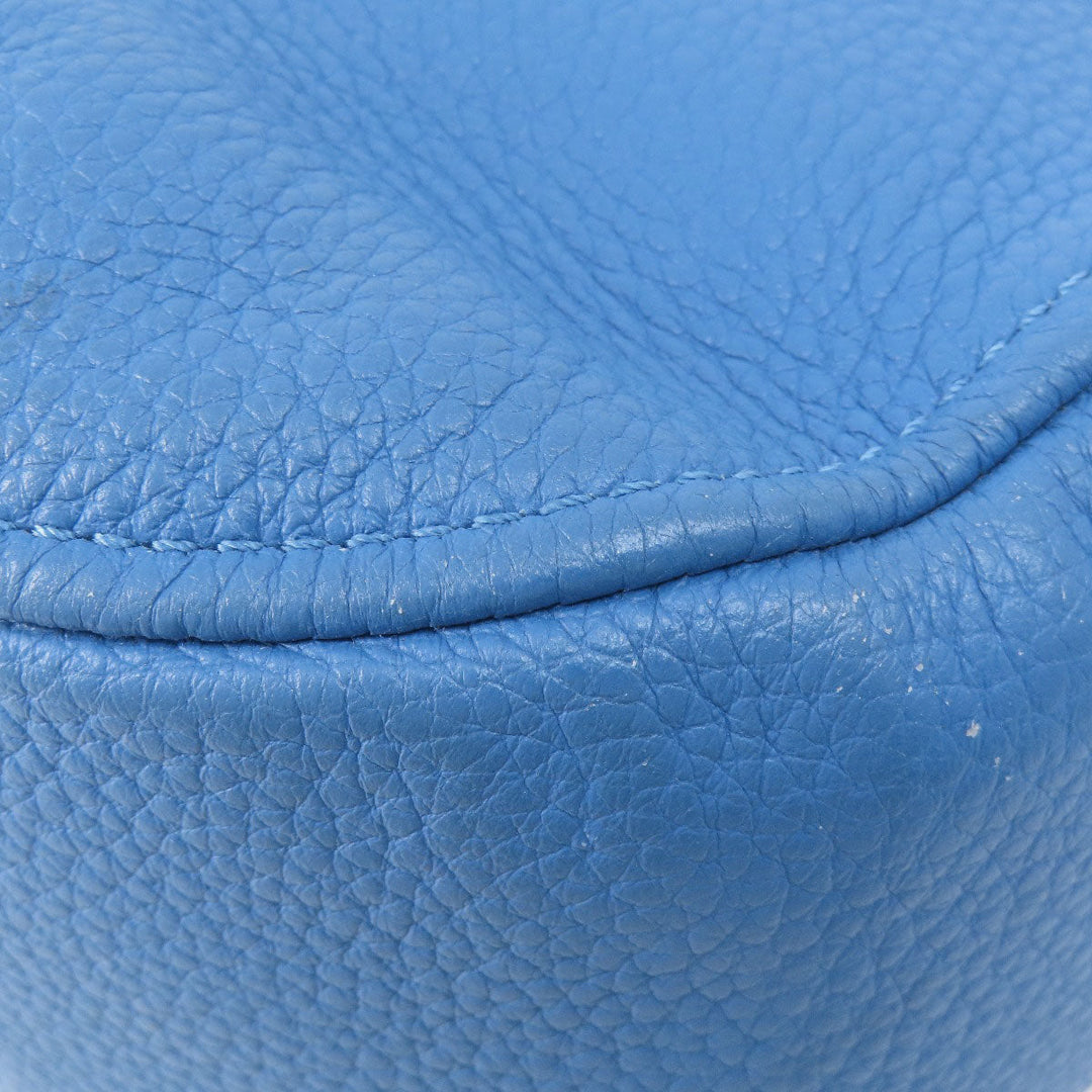 MICHAEL KORS Handbag leather blue 2WAY Women Used Authentic