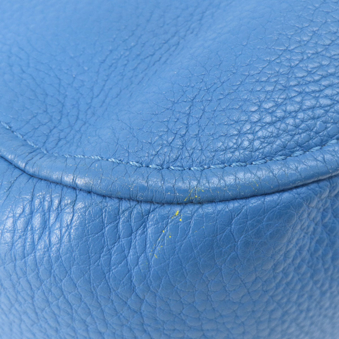 MICHAEL KORS Handbag leather blue 2WAY Women Used Authentic