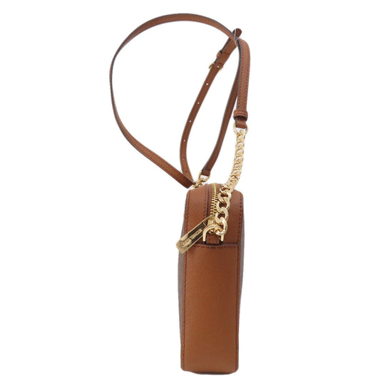 MICHAEL KORS Shoulder Bag PVC Brown MK signature